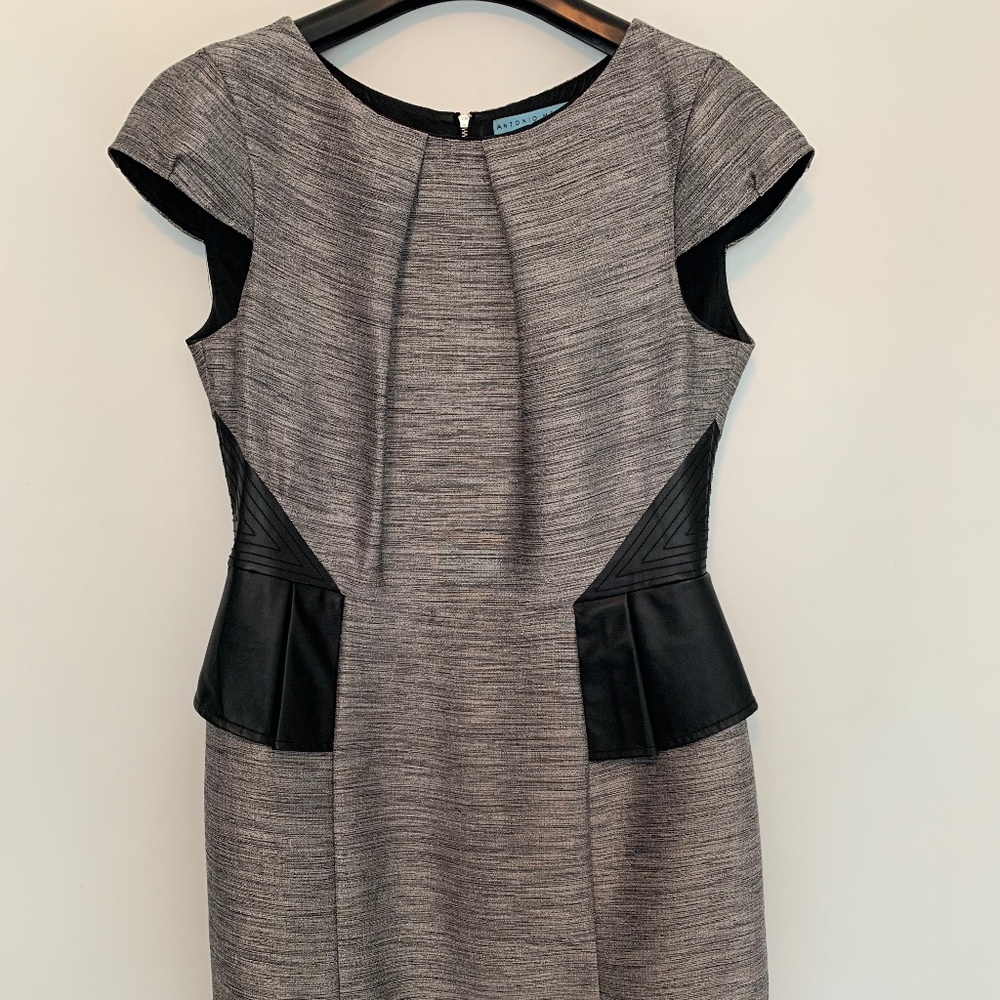 Antonio Melani cap sleeve round neckline midi dress like new 8